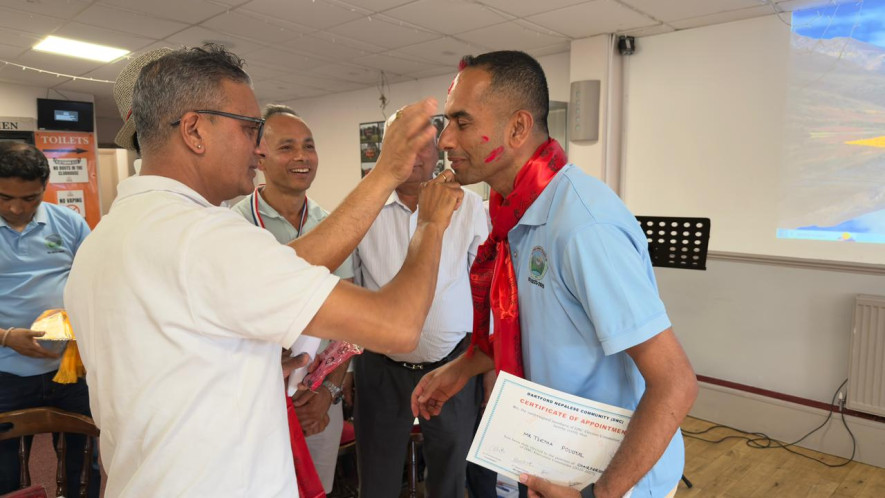 डार्टफोर्ड नेपाली समाज युकेको अध्यक्षमा तीर्थ पौड्याल निर्वाचित 